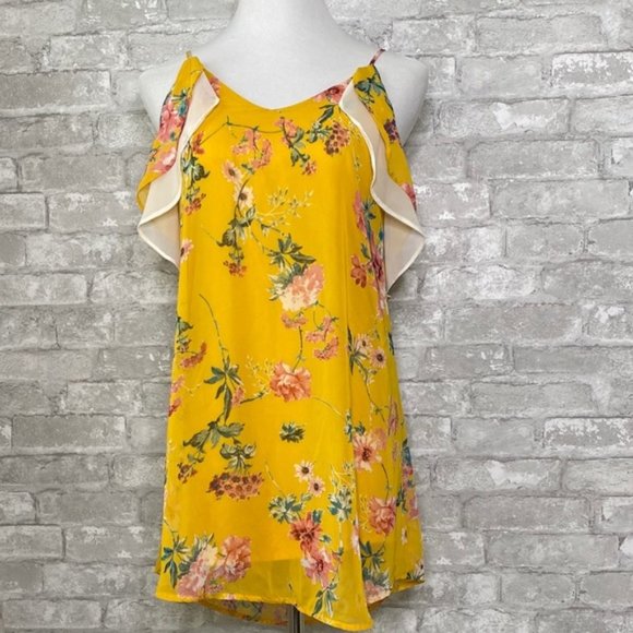 Sienna Sky Dresses & Skirts - Sienna Sky cold shoulder floral dress Size XS